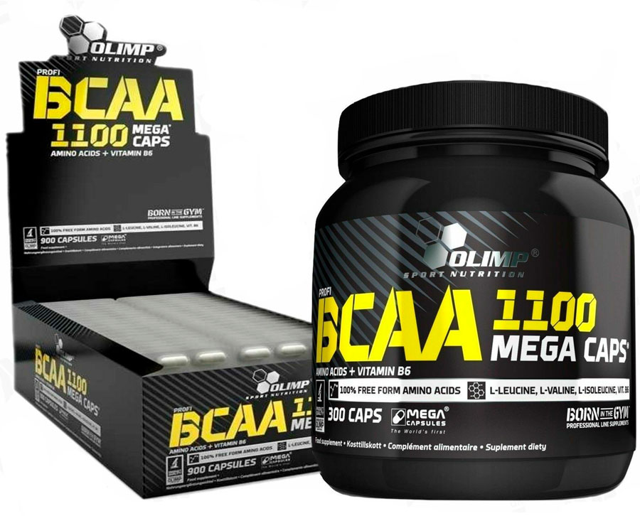 BCAA Mega Caps 1100 от Olimp