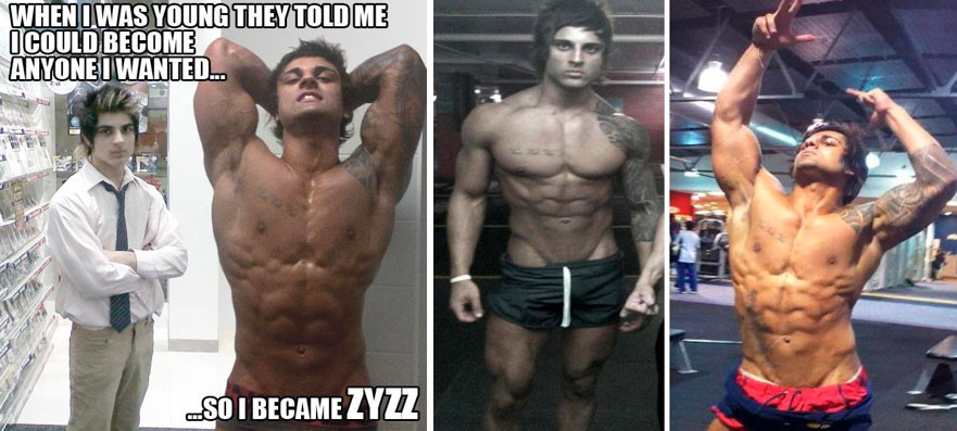 Zyzz, Азиз Шавершян