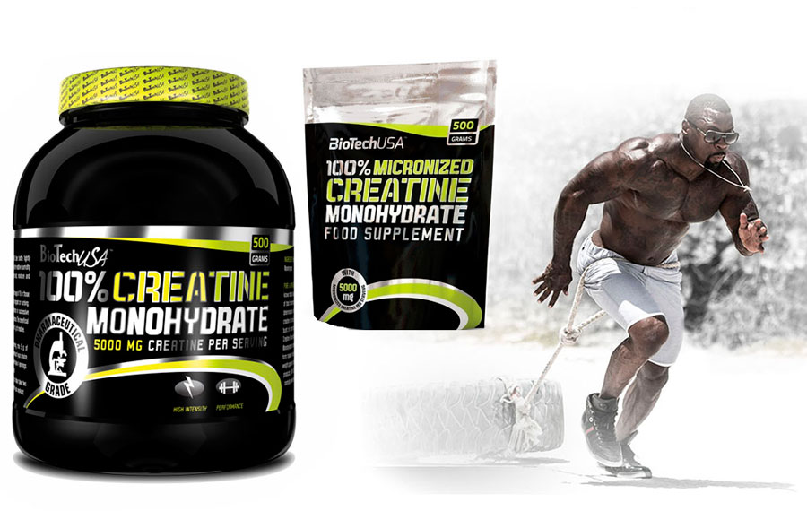 Creatine Monohydrate 100% от Biotech USA